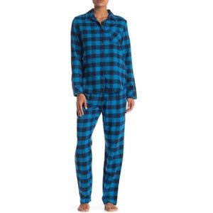 NEW 14th & Union Blue Buffalo Plaid Pajama Set Size XL
